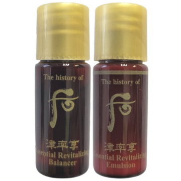 Whoo津率享 紅山蔘滋養液+乳液 (5ml各30支)