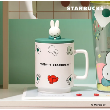 韓國Starbucks x Miffy陶瓷杯連杯蓋(355ml)